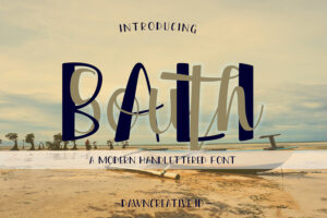 south bali handwritten font